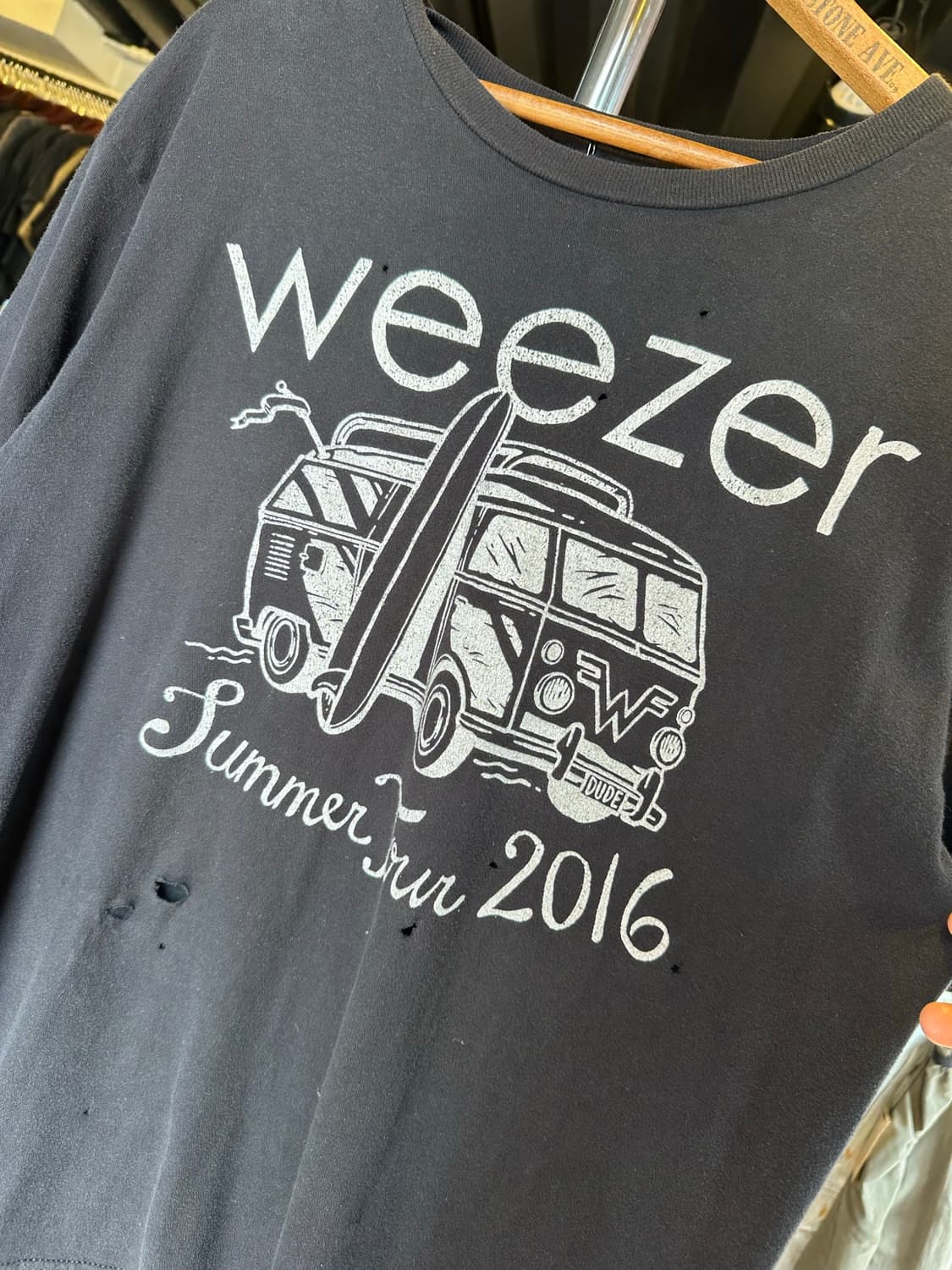 위저 Weezer 락밴드 투어 2016 프린팅 티셔츠 상품이미지4