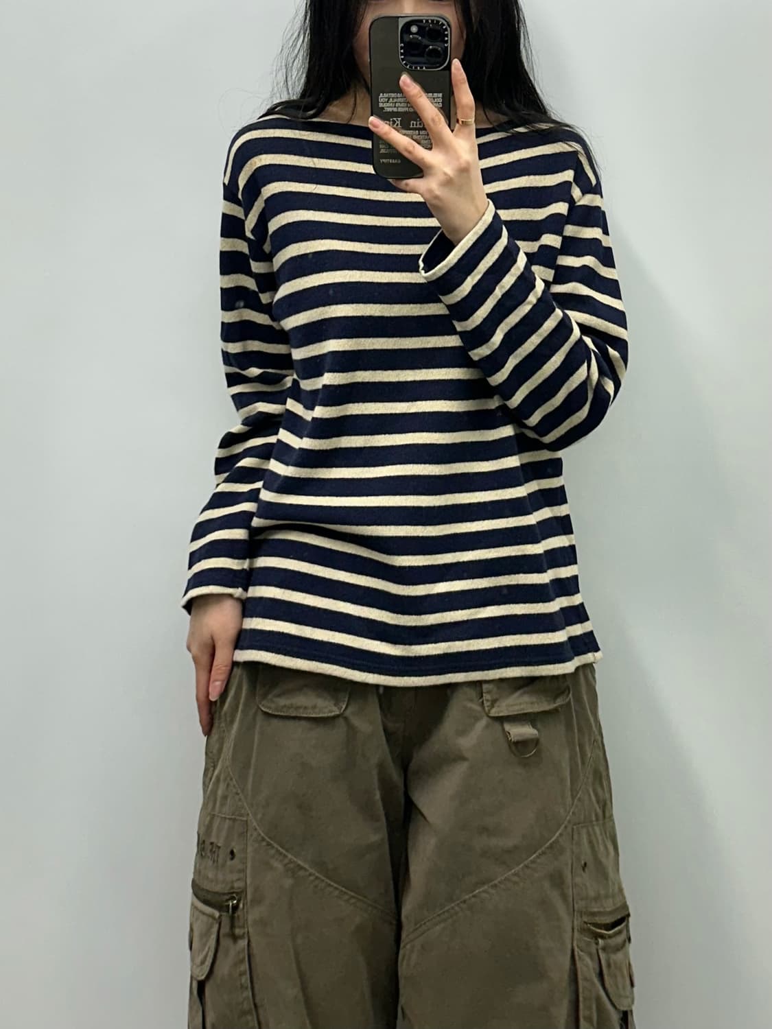 세인트제임스 단가라 스트라이프 니트 상품이미지1