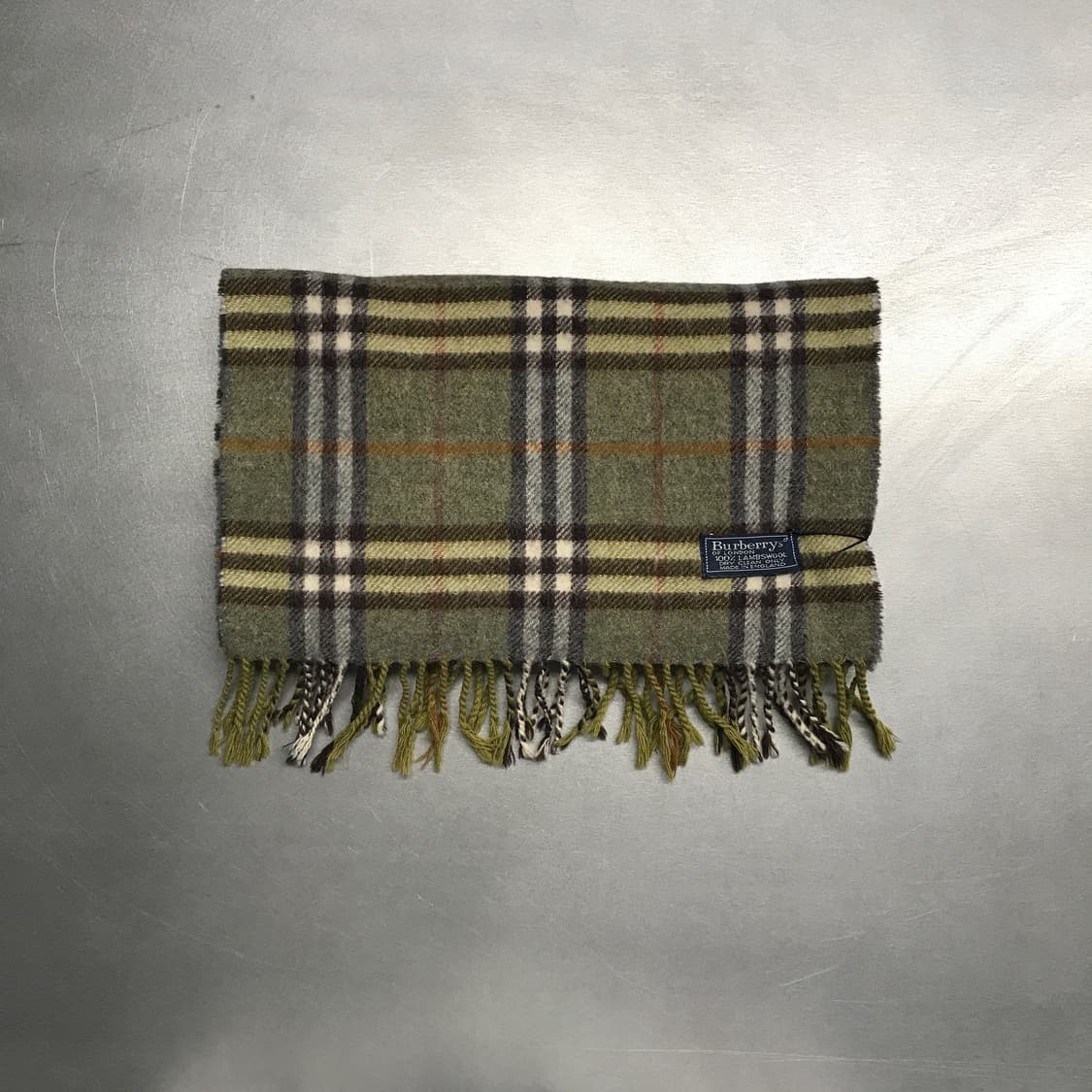 버버리 정품 램스울 머플러 카키 상품이미지2