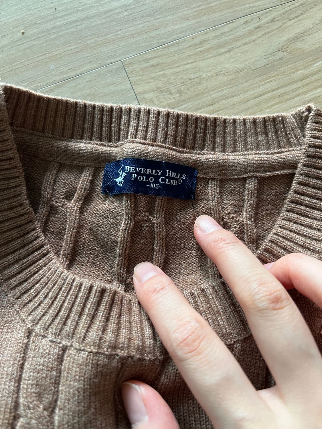 비버리힐스 폴로클럽 케이블 니트 상품이미지3