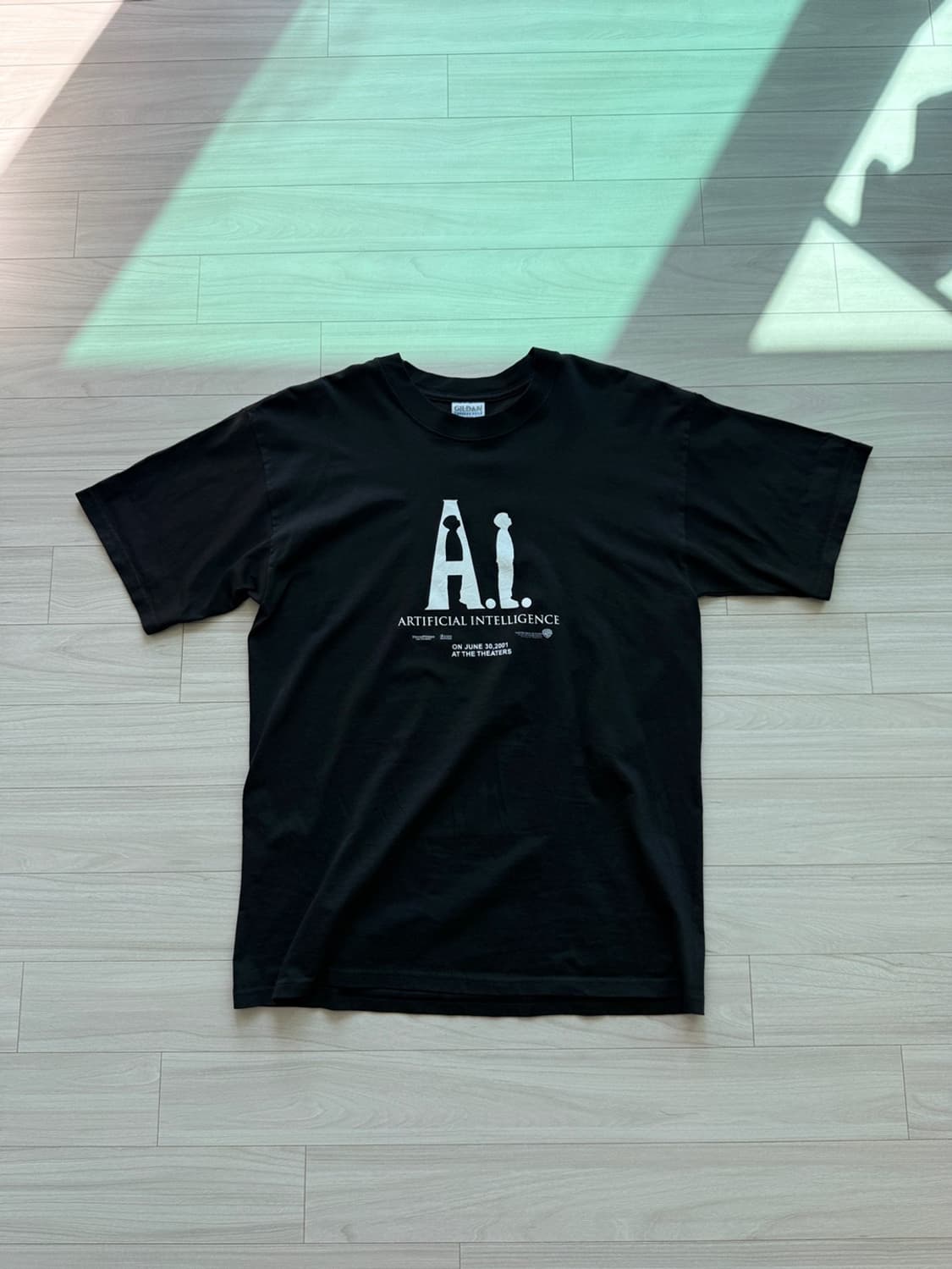 [L] A.I 무비 프로모션 2000년 빈티지 티셔츠 상품이미지1