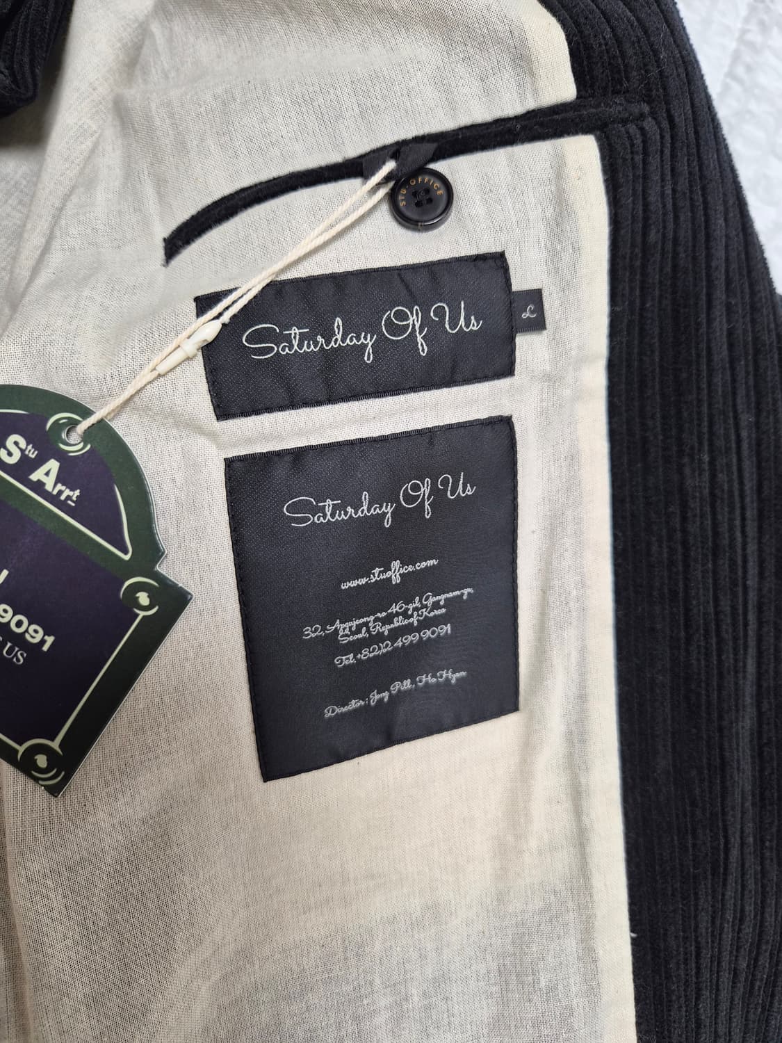 L set ] STU 코듀로이 셋업 상품이미지4