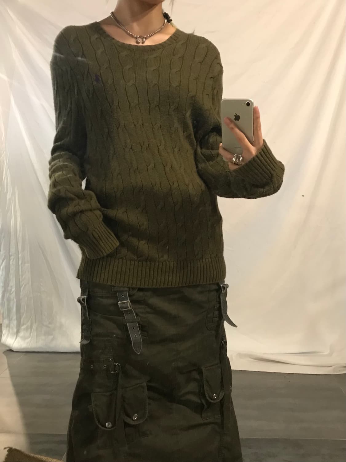 Polo Ralph Lauren Twisted Khaki Knitwear 상품이미지3