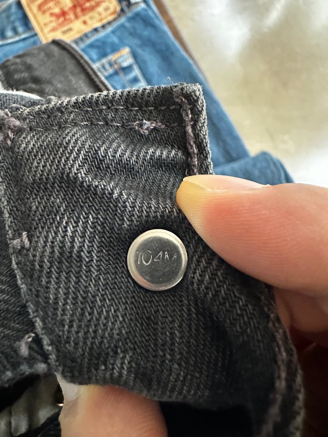 90-00s Levi’s 501 블랙 데님 팬츠 w30 상품이미지6