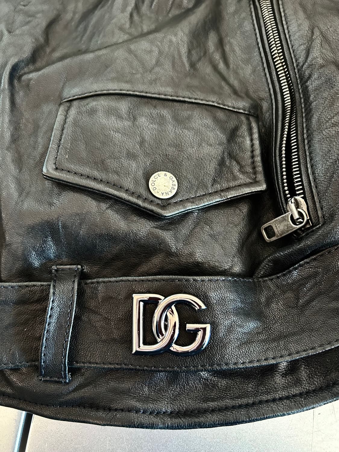 돌체앤가바나 가죽 봄버 자켓 상품이미지7