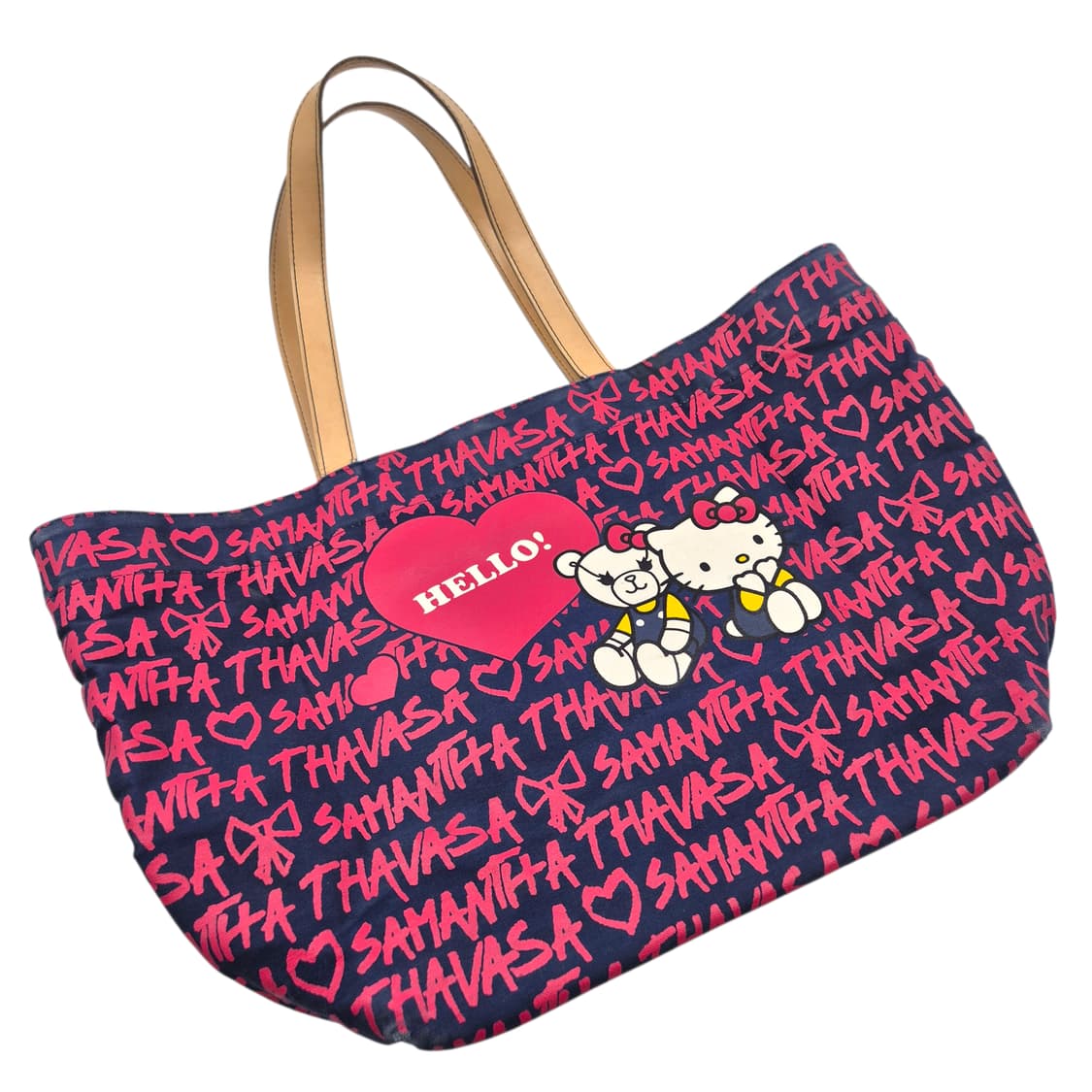 사만다타바사 x 키티 콜라보 빅 쇼퍼백 상품이미지2