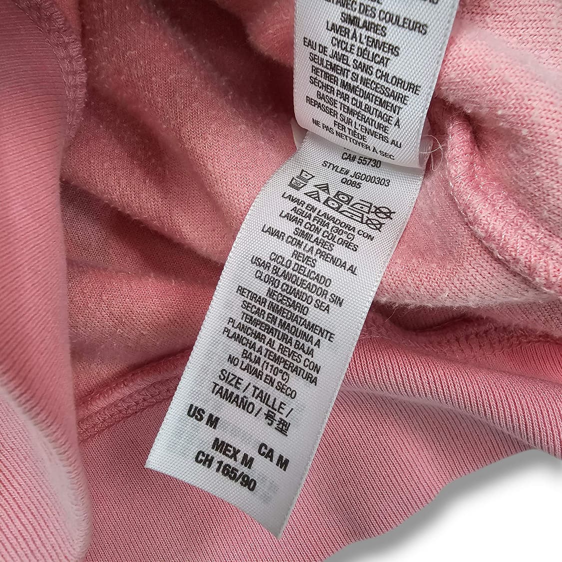 M Juicy Couture 벨벳 후드집업 딸기우유 핑크 상품이미지8