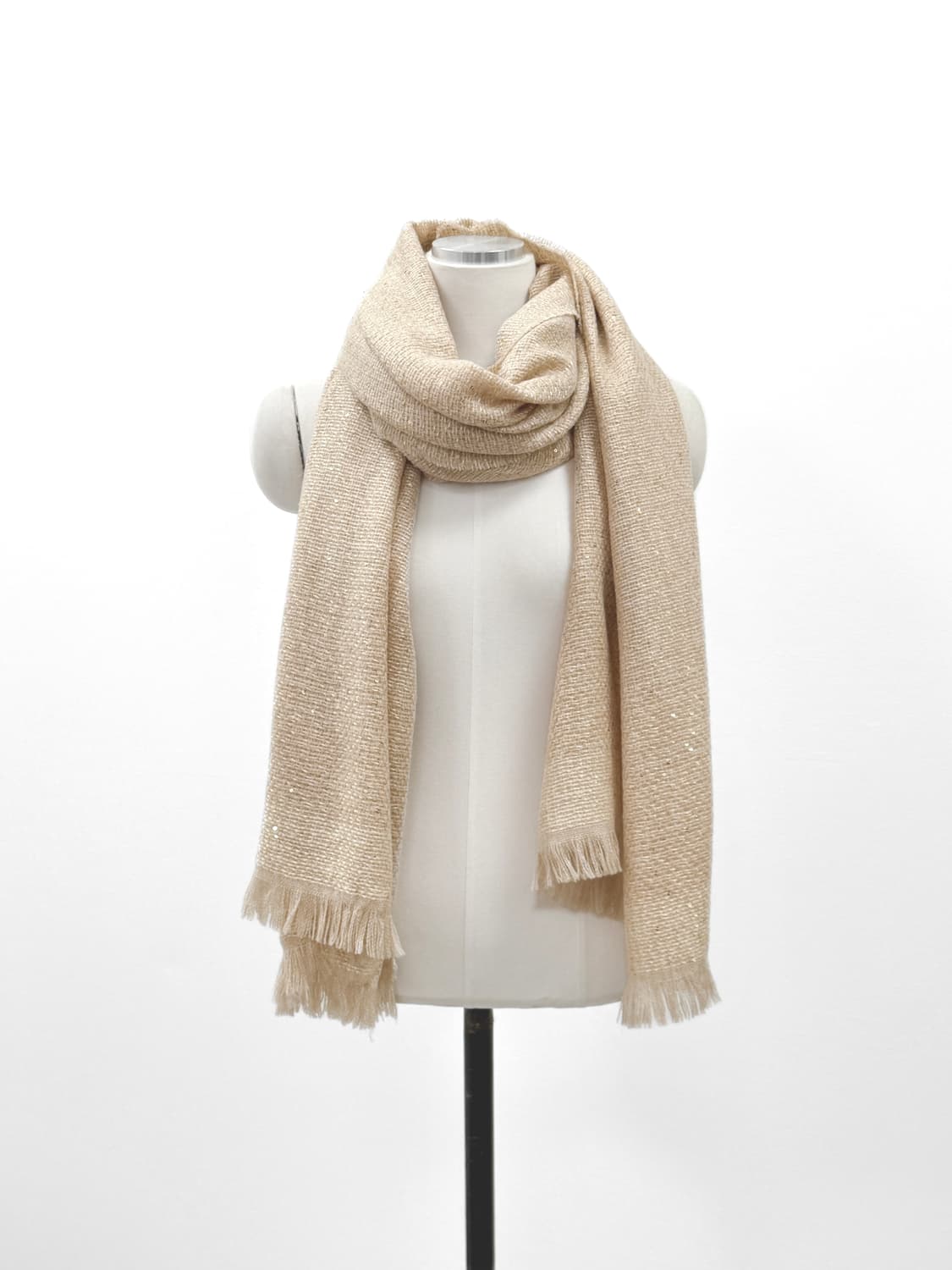 센존 시퀸 울 블렌드 머플러 스카프 상품이미지2