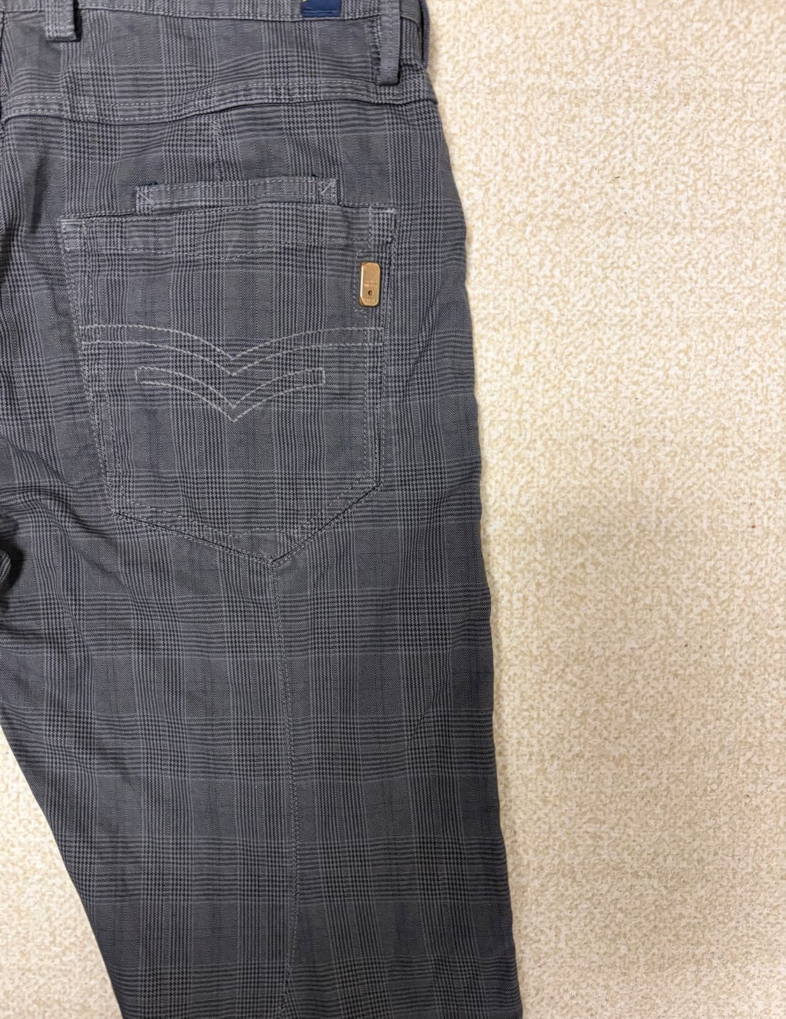 메이종(Mason's) 프리미엄 체크 팬츠 (50사이즈) 상품이미지4