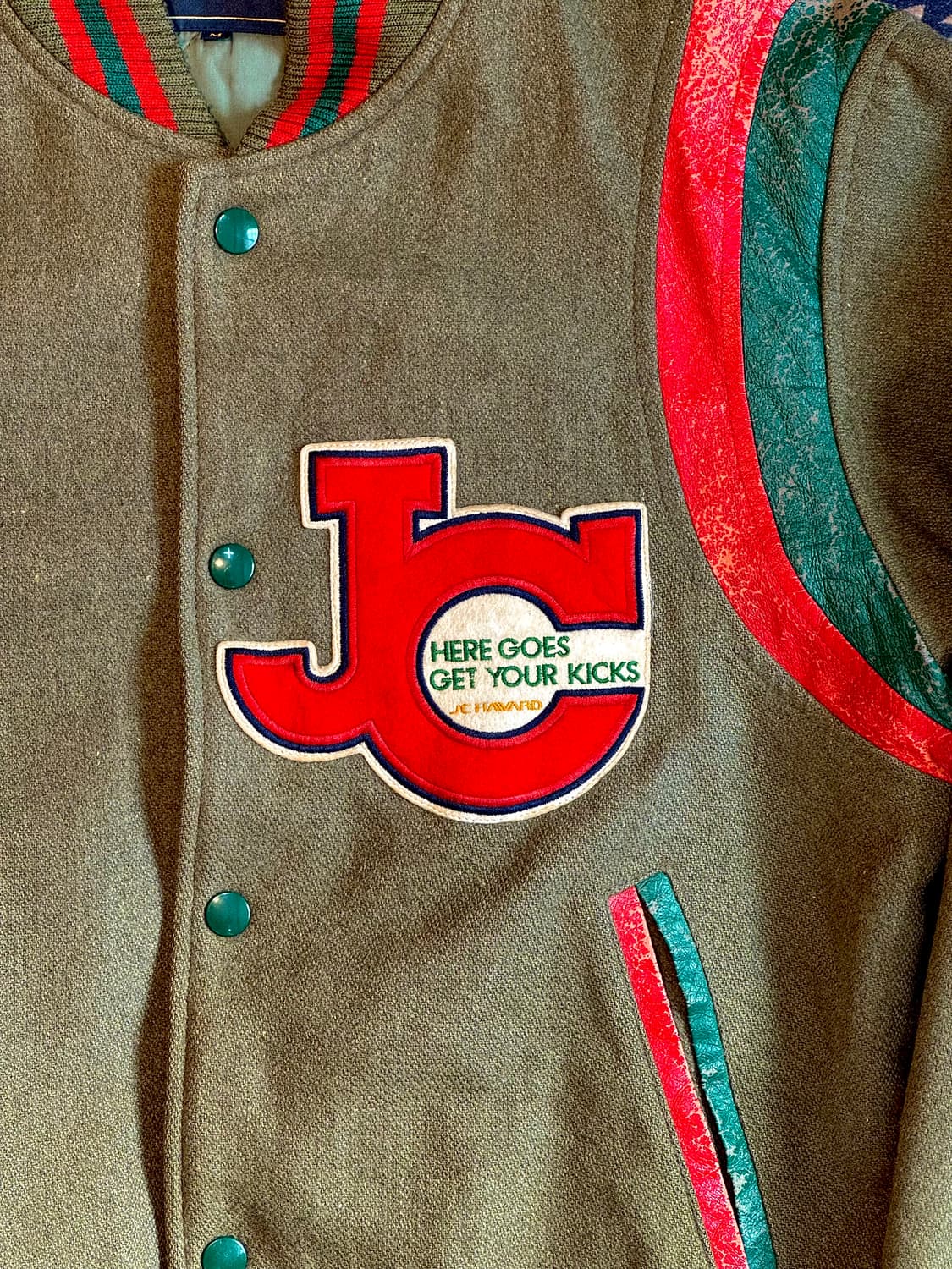 일본 빈티지 울 바시티 자켓 상품이미지2