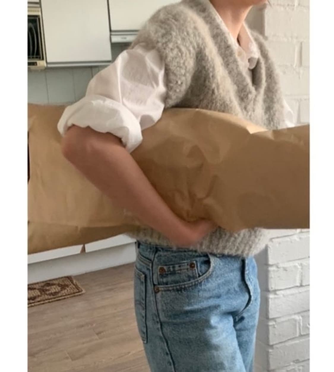 mone ribonbit cloud vest / levis 상품이미지2