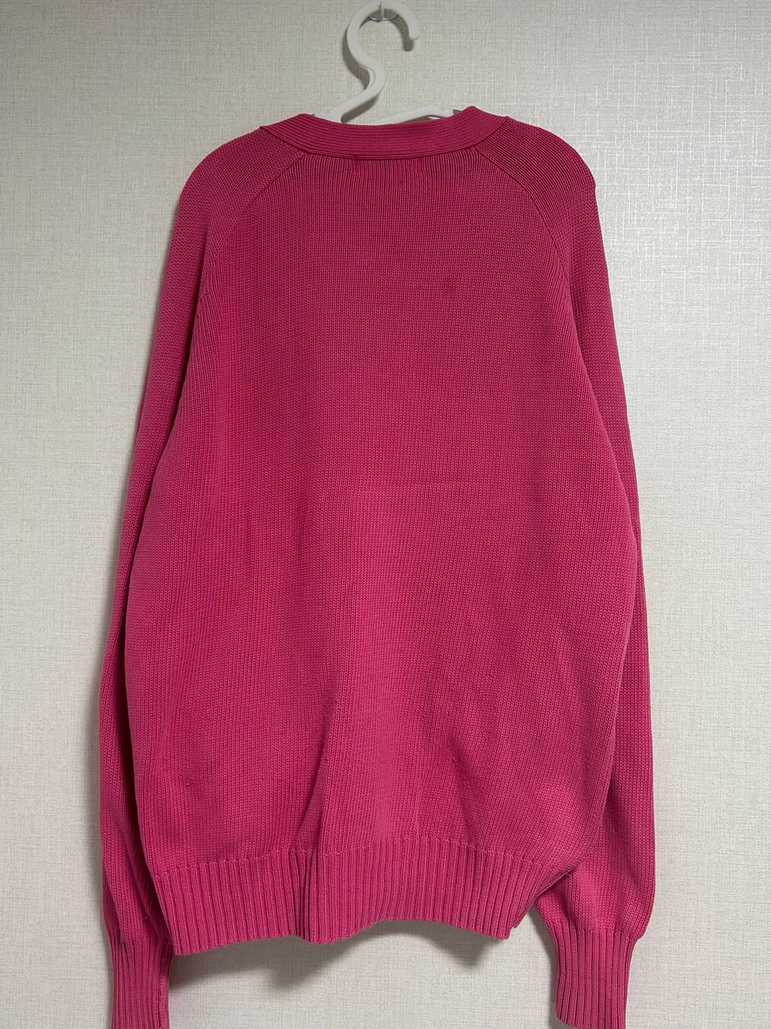 폴로 랄프로렌 오버핏 포켓 니트 가디건 핑크 100 L  상품이미지6