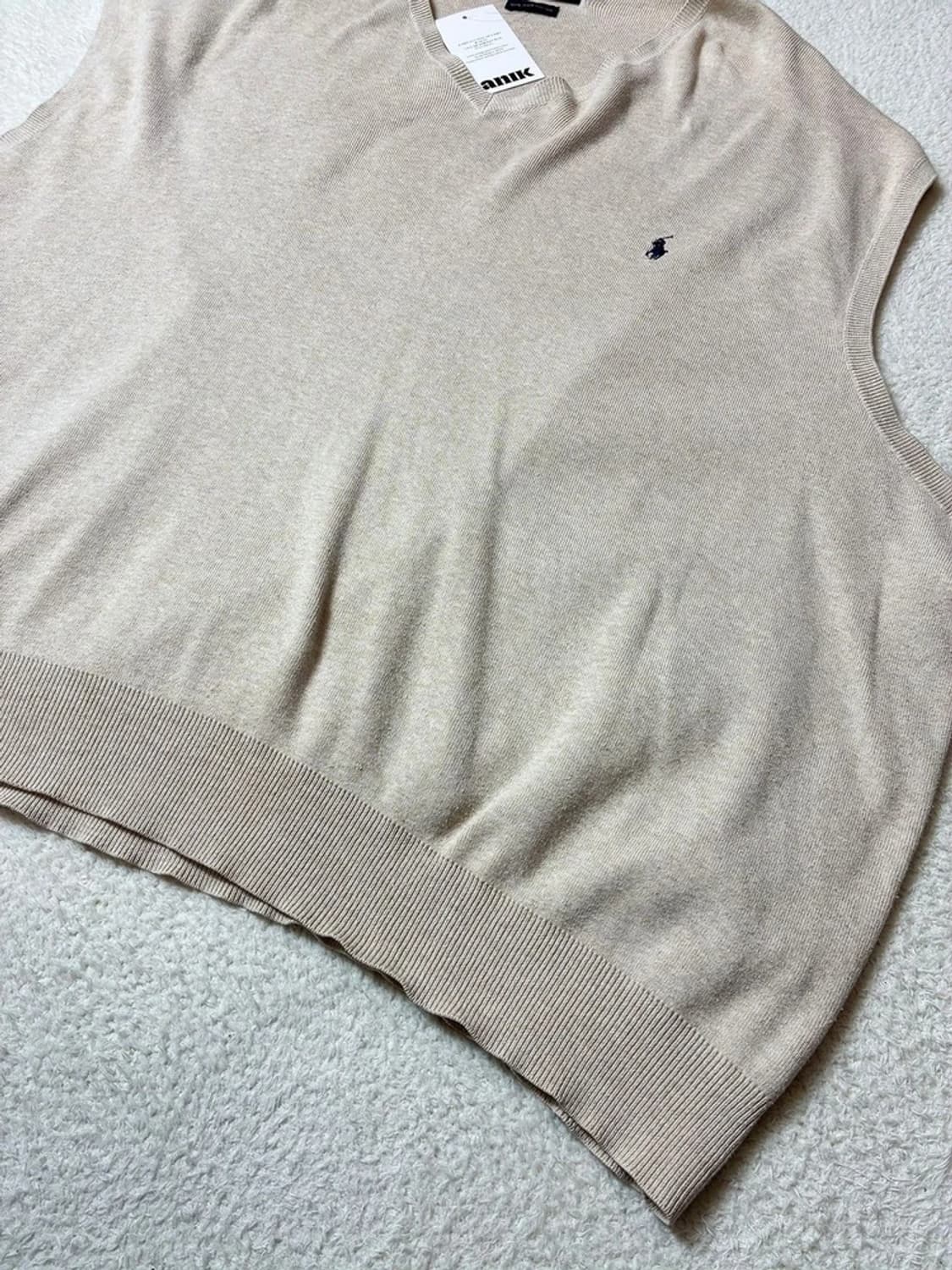 폴로 랄프로렌 90's 빅사이즈 니트 조끼 PN6342 상품이미지4