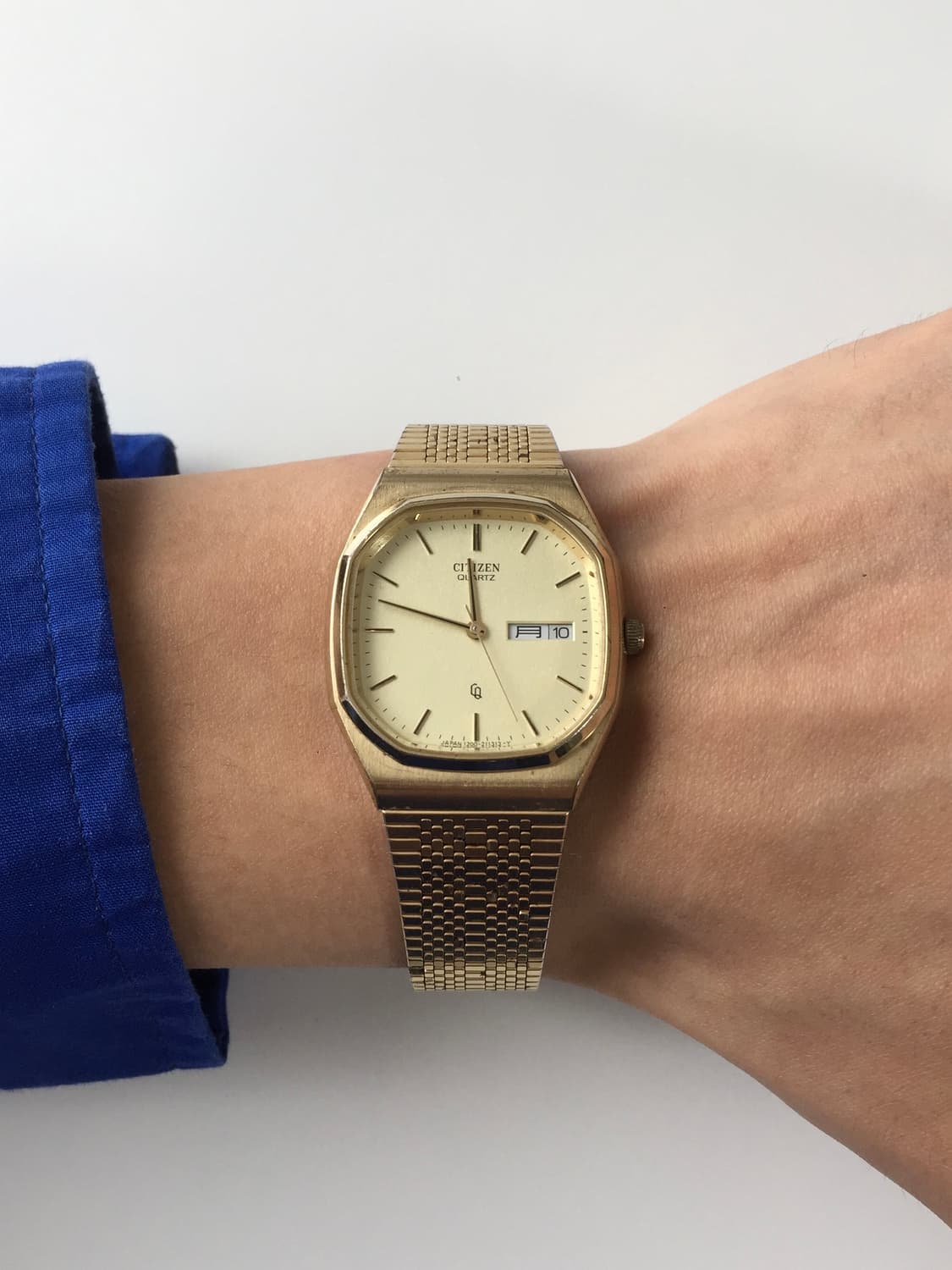 80s citizen octagon gold day-date 상품이미지1