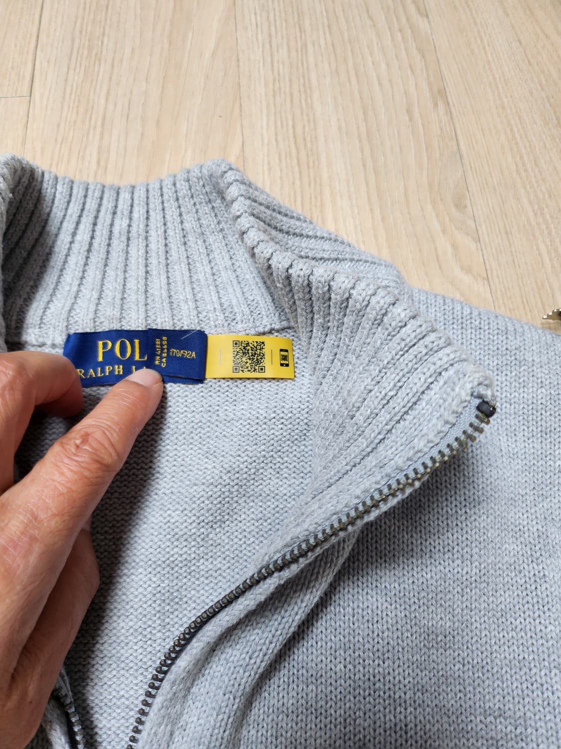 폴로랄프로렌 하프집업니트 (S 상품이미지8