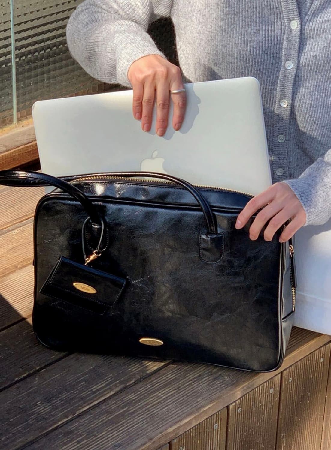 투아모 노트북수납가방 헤라스백(정가198,000원) 상품이미지3