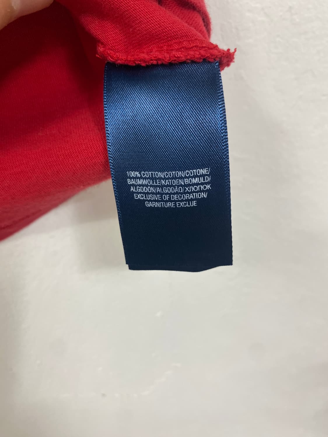 POLO RALPH LAUREN RED T-SHIRT 상품이미지5
