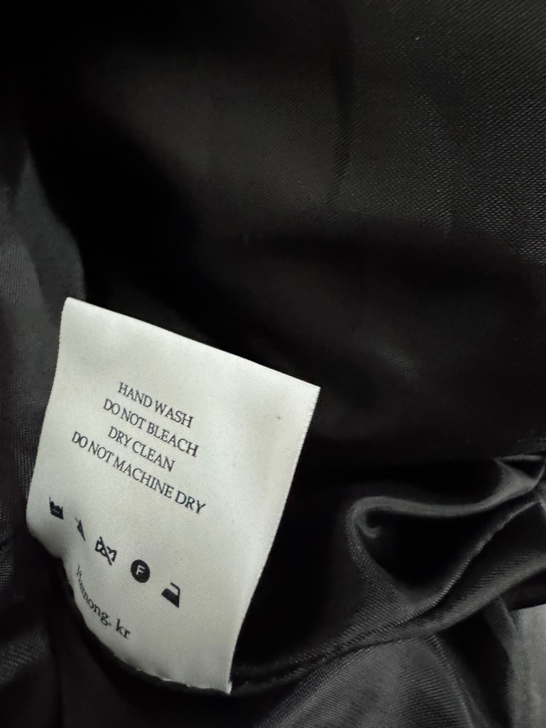 여성 하몽 hamong 빈티지 페이크 레더 크롭 점퍼 F 상품이미지4