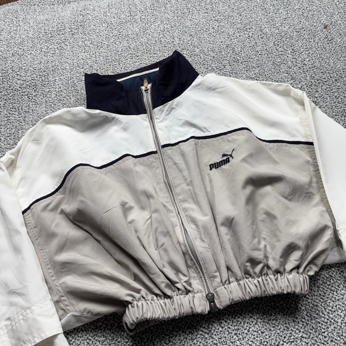 푸마 크롭 투톤 바람막이 상품이미지2