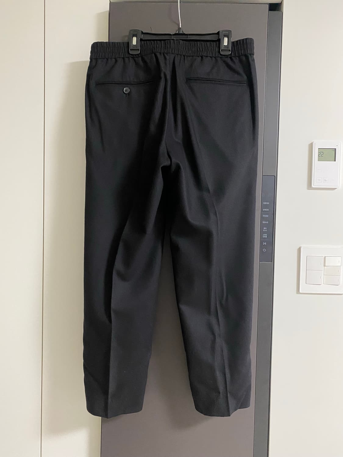 Theory 블랙 울 캐시미어 혼방 바지 31 상품이미지2