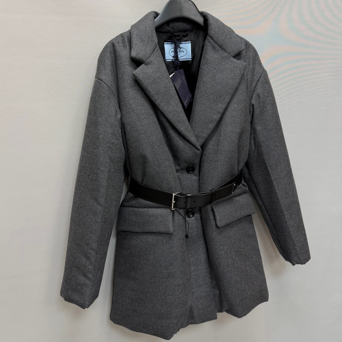 프라다 벨티드 캐시미어 싱글 패딩 자켓 (44~55 ) 상품이미지2