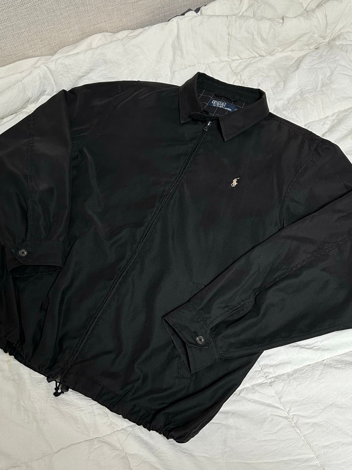 00s 폴로 두산시절 스윙탑 해링턴 자켓 브라운 포니 상품이미지1