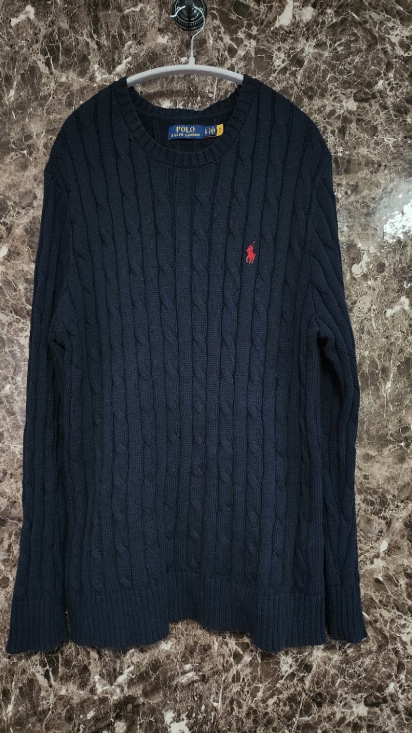 폴로 랄프로렌 케이블 니트 L 상품이미지1