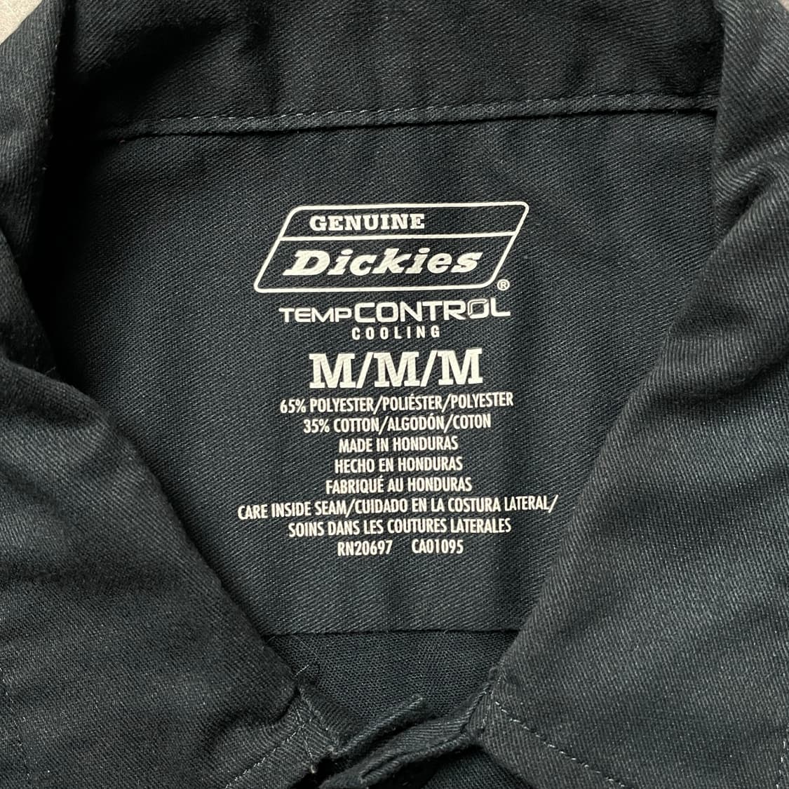 DICKIES 디키즈 네이비 플랩포켓 반팔 워크셔츠 A01137 상품이미지9