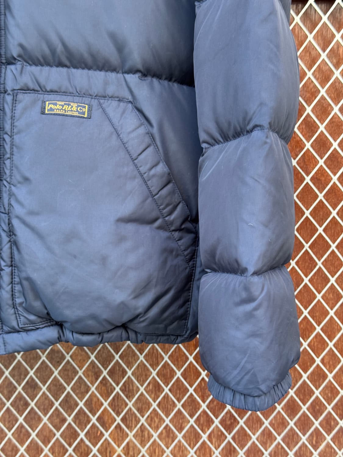 폴로랄프로렌 다운 패딩점퍼 네이비 L 상품이미지3