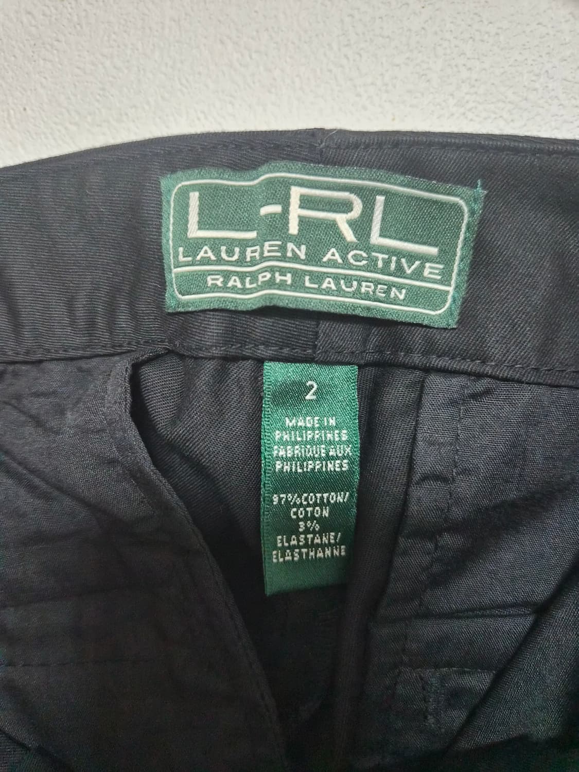 폴로랄프로렌Polo 블랙 코튼 팬츠 2 P-148 상품이미지5