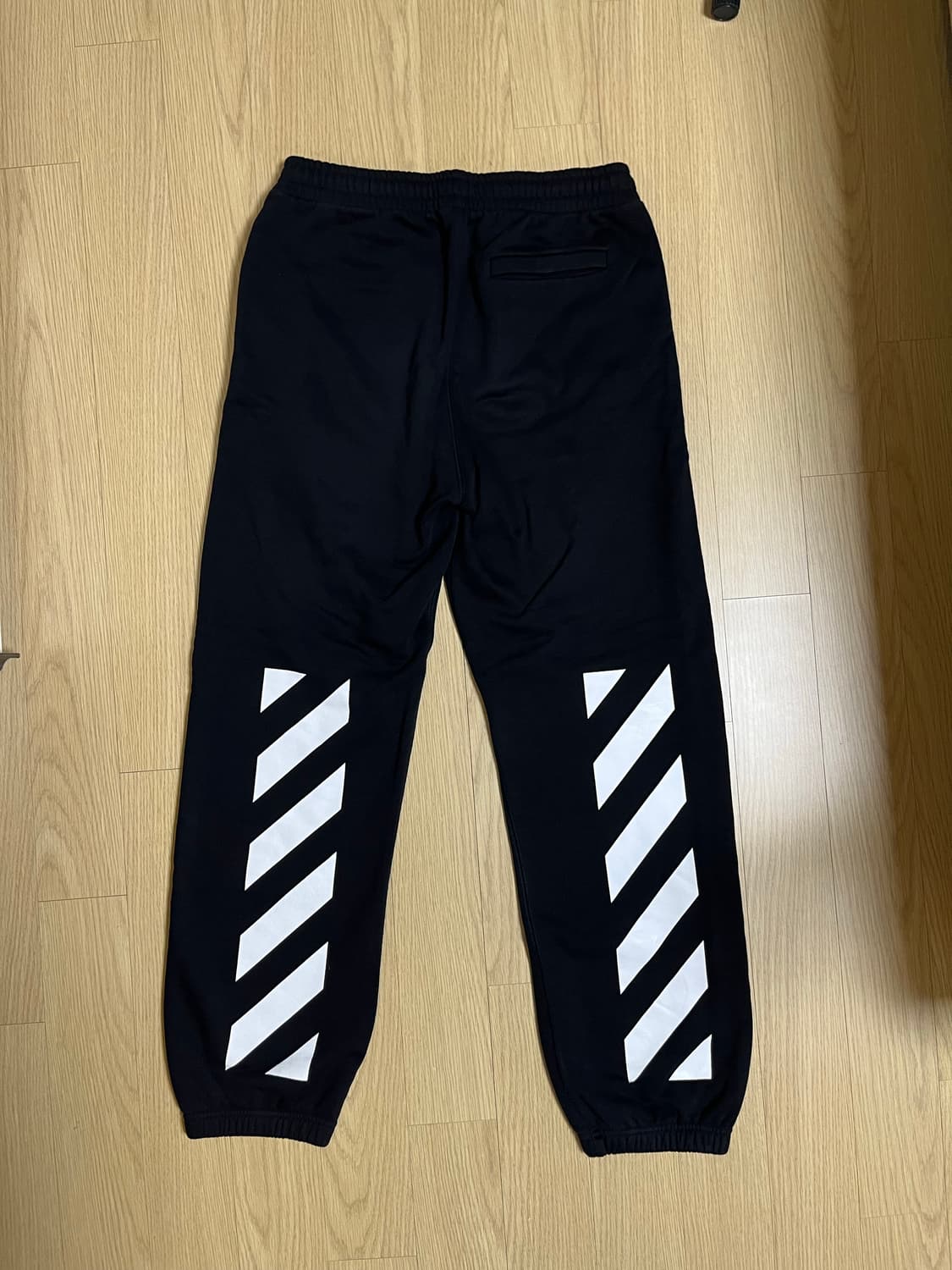 오프화이트 조거팬츠 블랙 S 상품이미지2