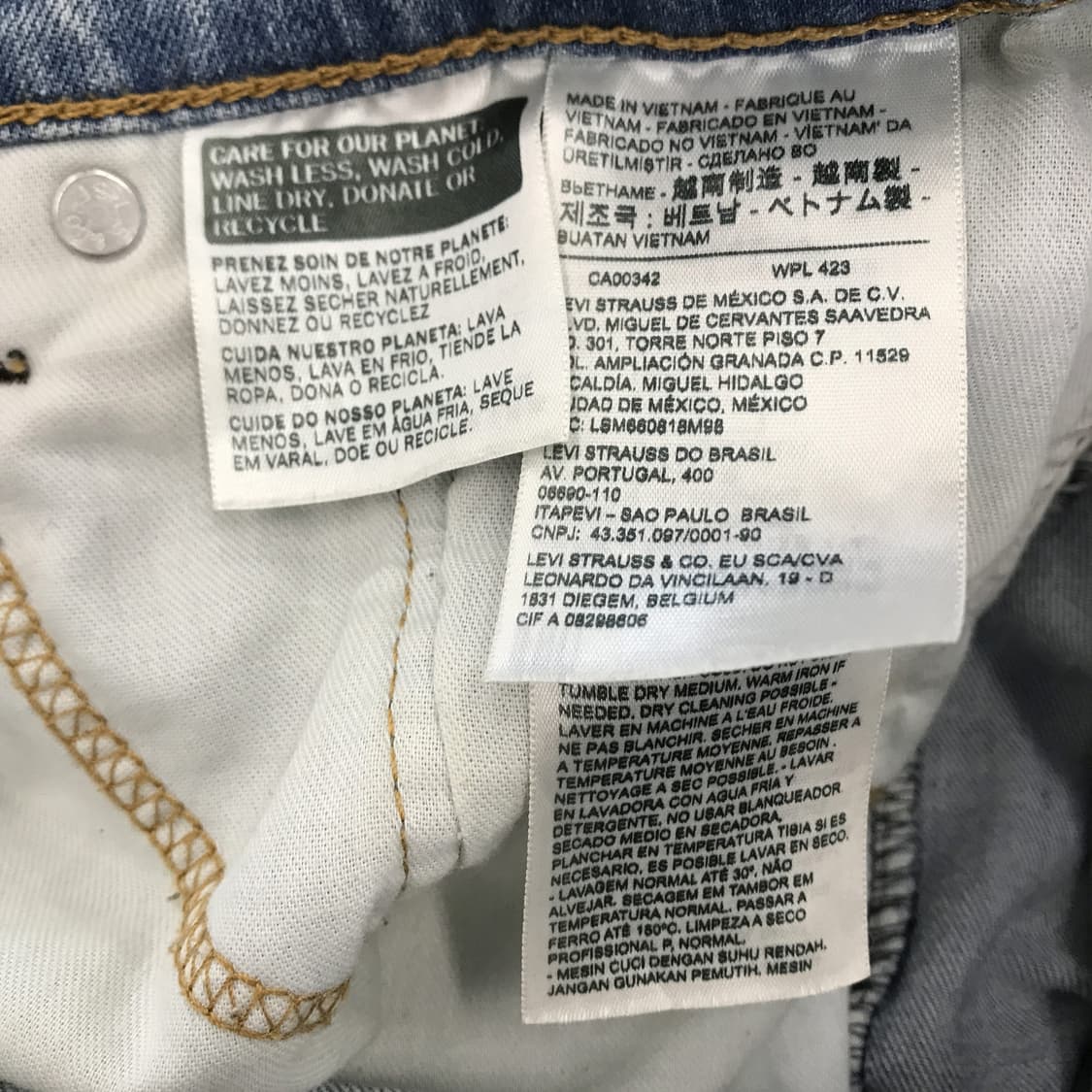 리바이스 505 스트레이트 청바지 [36인치] 상품이미지5