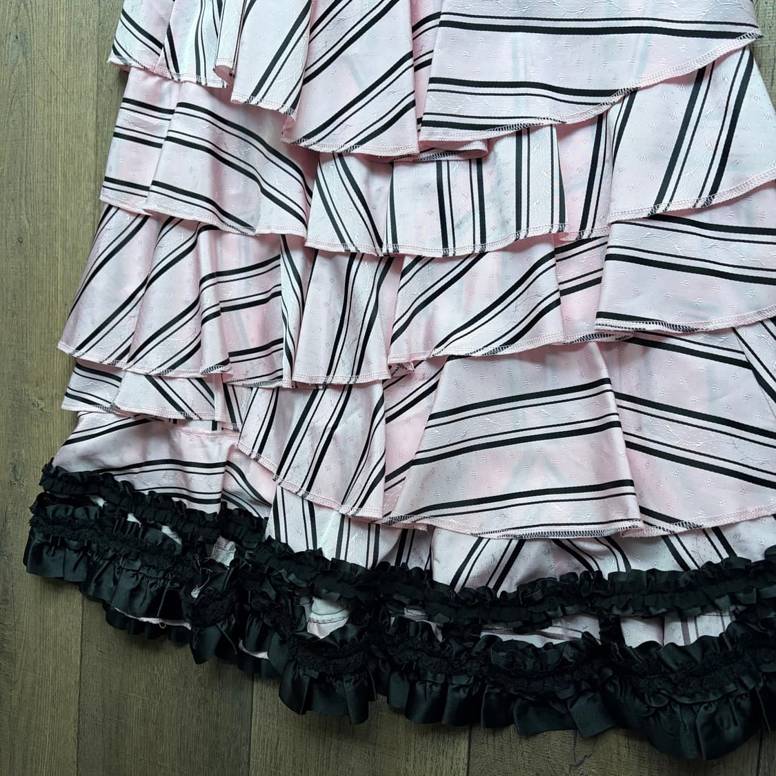 Floral Jacquard Lace Interruption Skirt  상품이미지6