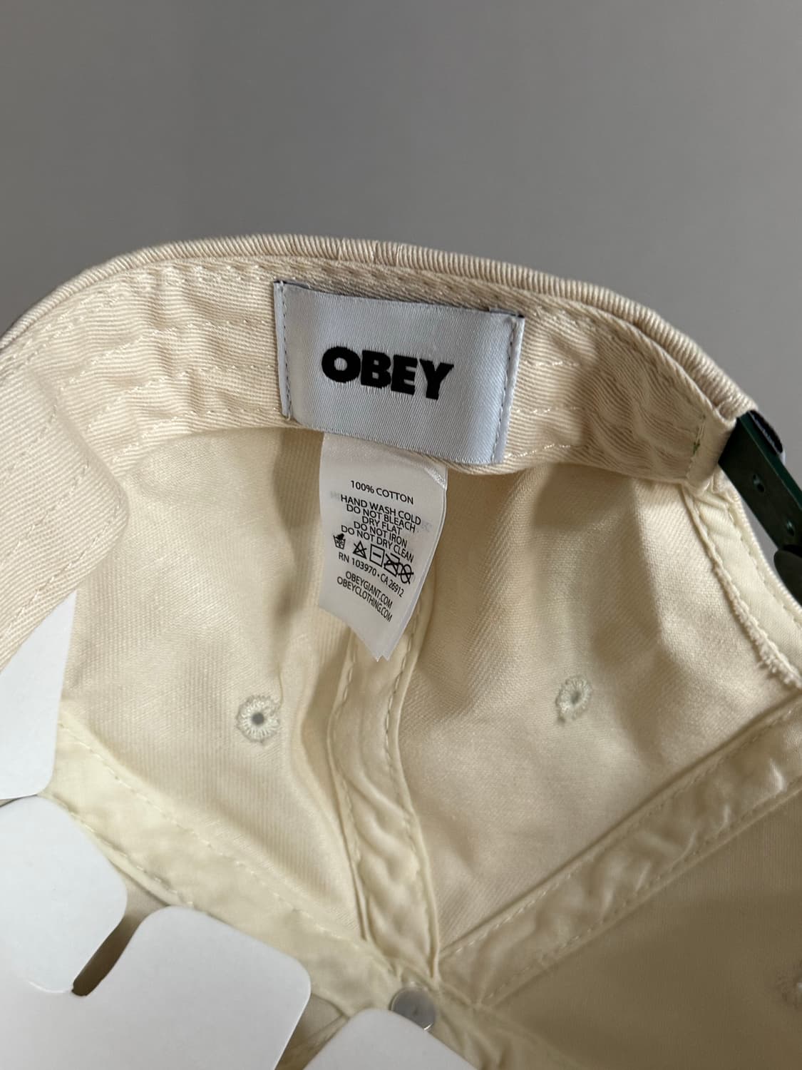 Obey 배색 썬라이즈 볼캡 모자 상품이미지4