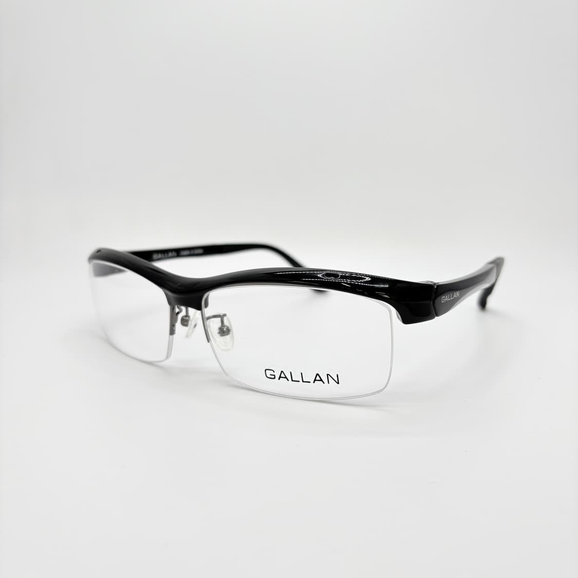 GALLAN 블랙 반무테 고글 안경 상품이미지1