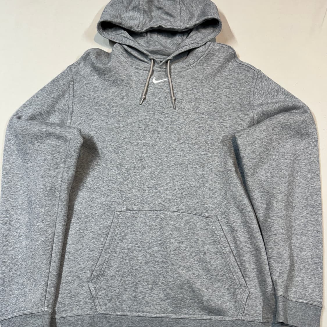 XL) 나이키 센터로고 스우시 후드티 그레이 상품이미지2