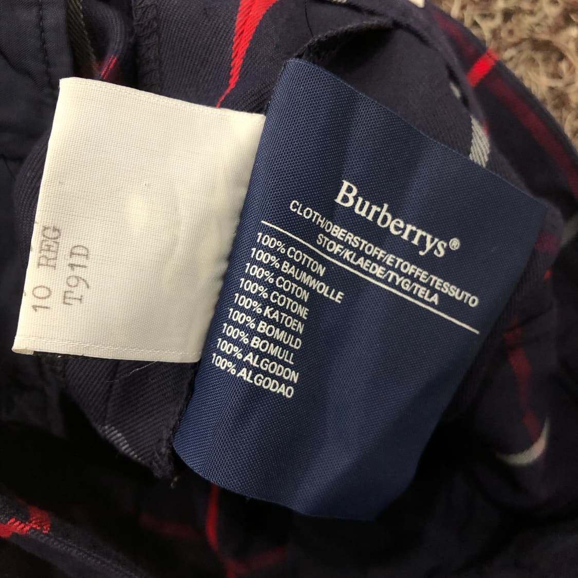 버버리 여성 벨티드 체크 와이드 반바지 상품이미지7