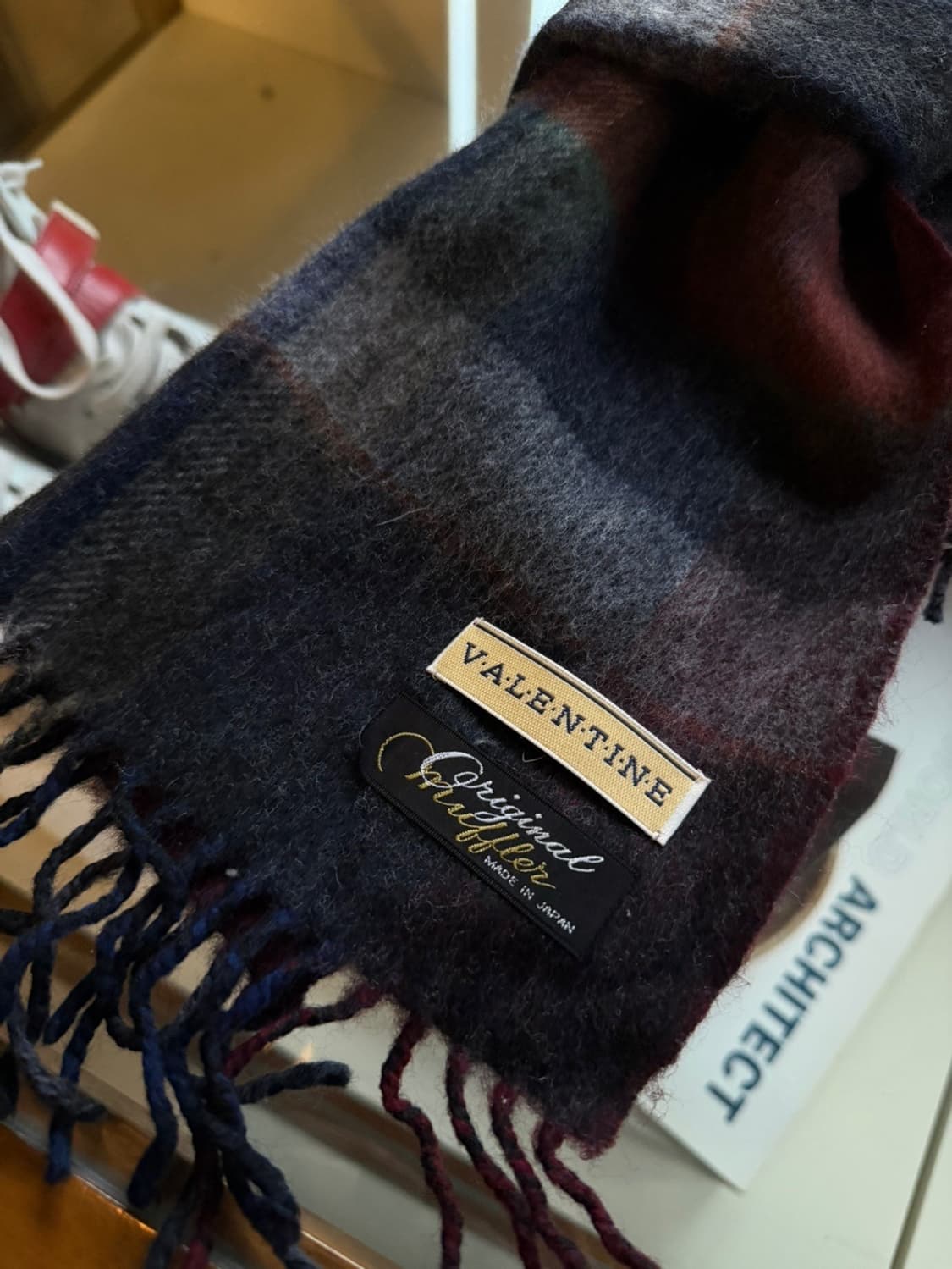 발렌타인 캐시미어 울 머플러 상품이미지3