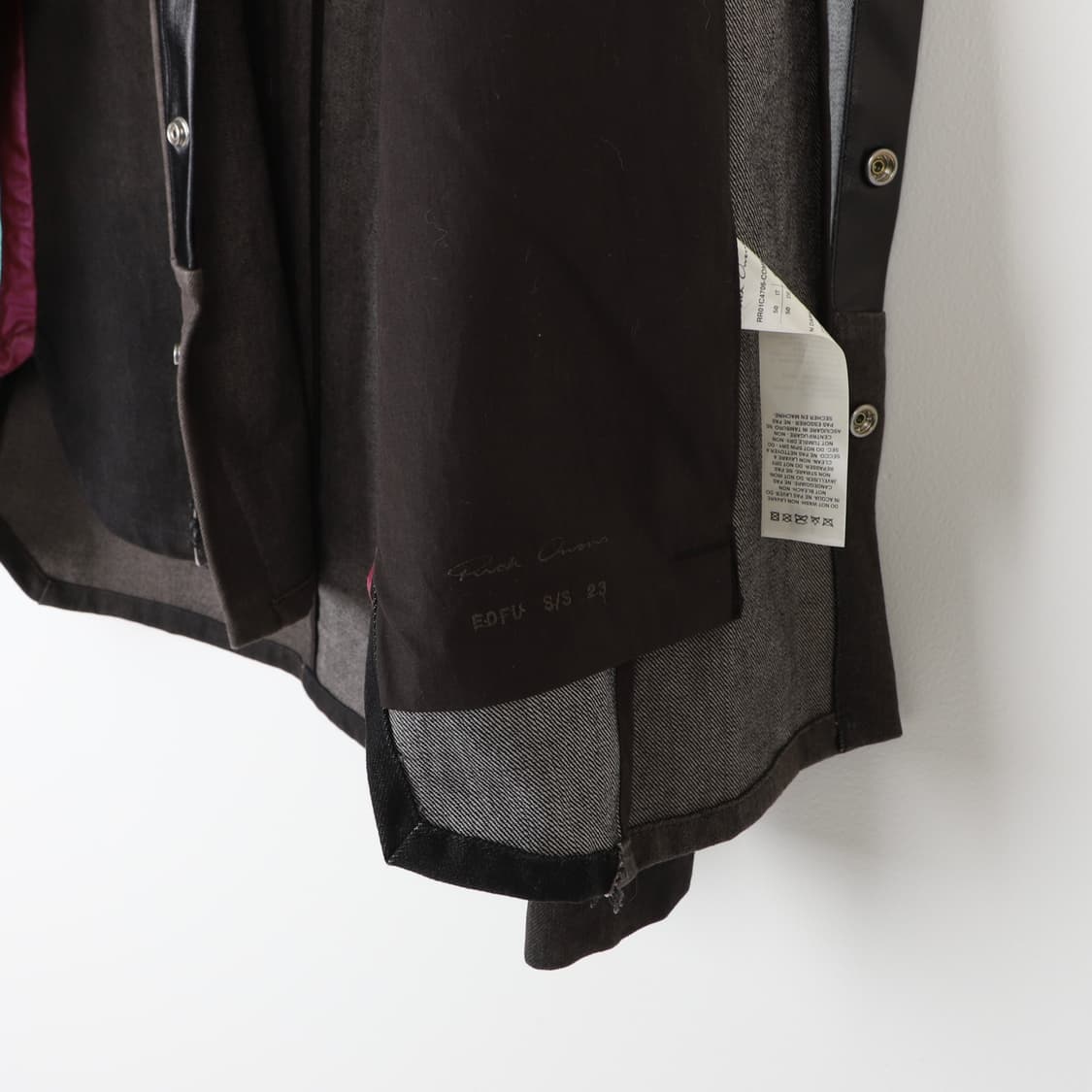 50 / Rick Owens 릭오웬스 23SS 런웨이 워싱 데님 자켓 상품이미지8