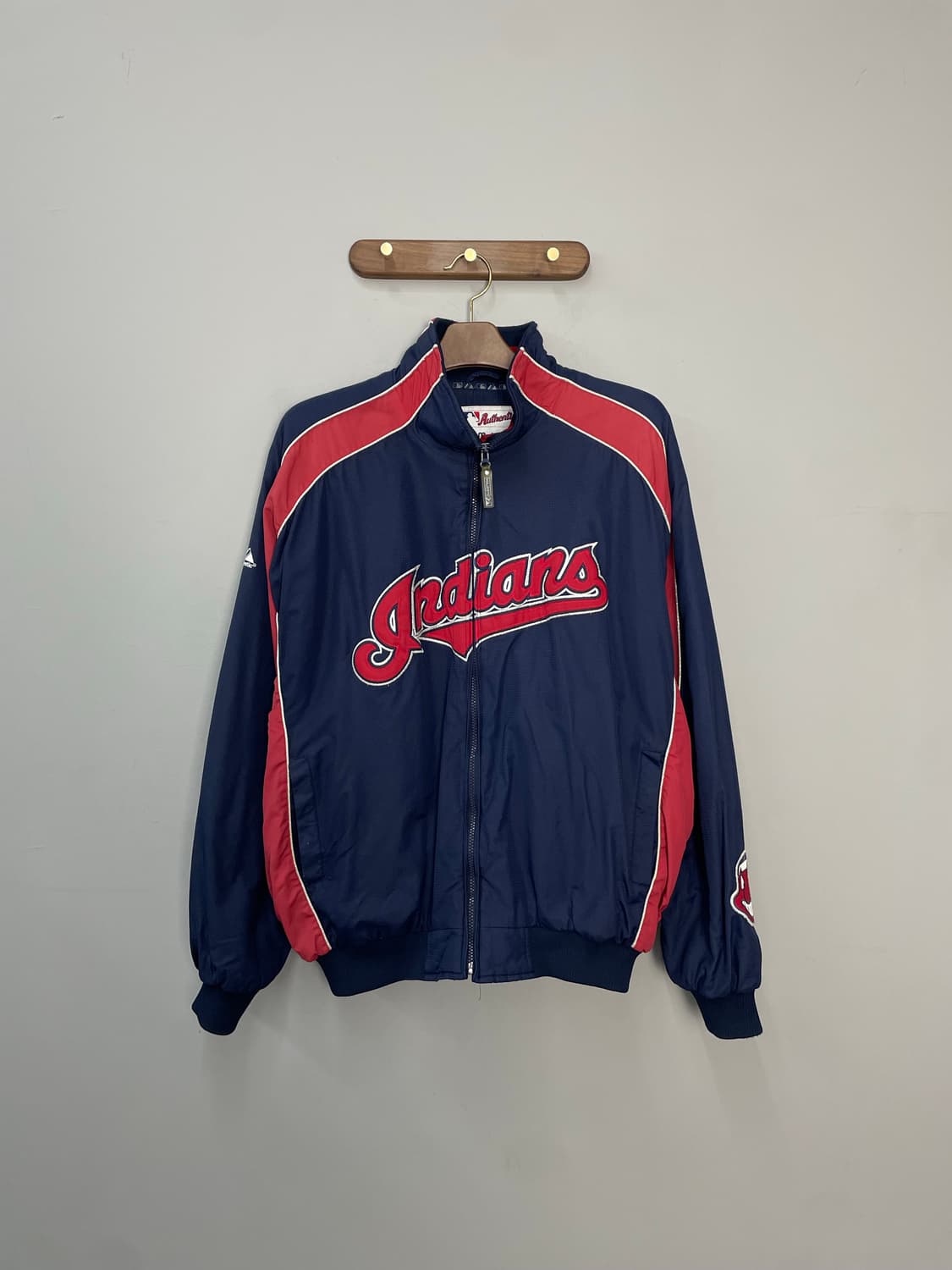 마제스틱 90s 올드스쿨 클리브랜드 인디안 자켓 H2212 상품이미지2