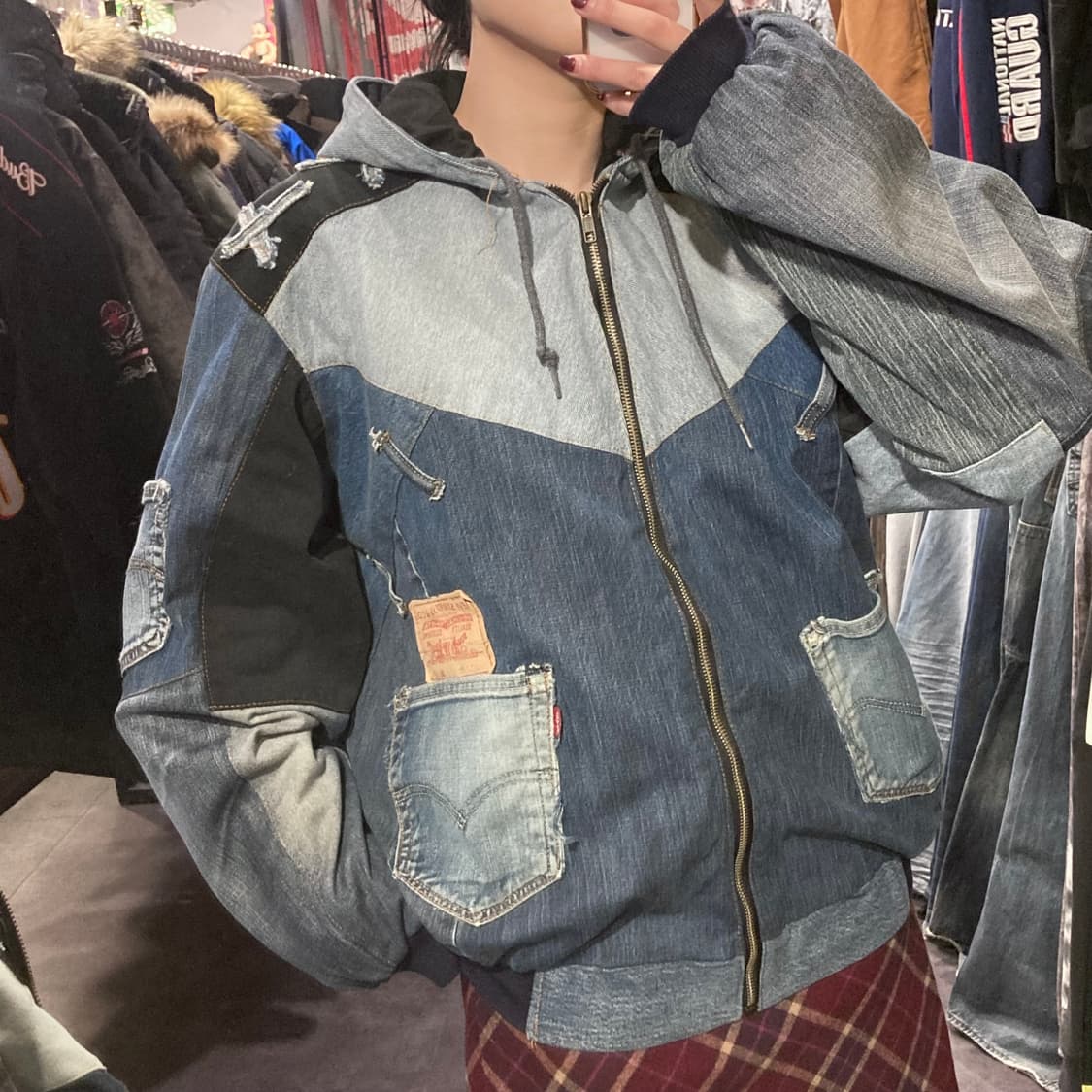 [IM]리바이스 리메이크 후드집업 데님자켓 상품이미지5