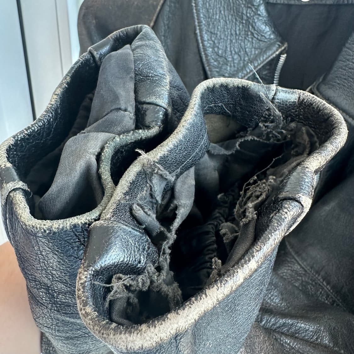50's italy army goatskin jacket(프라다원판) 상품이미지7