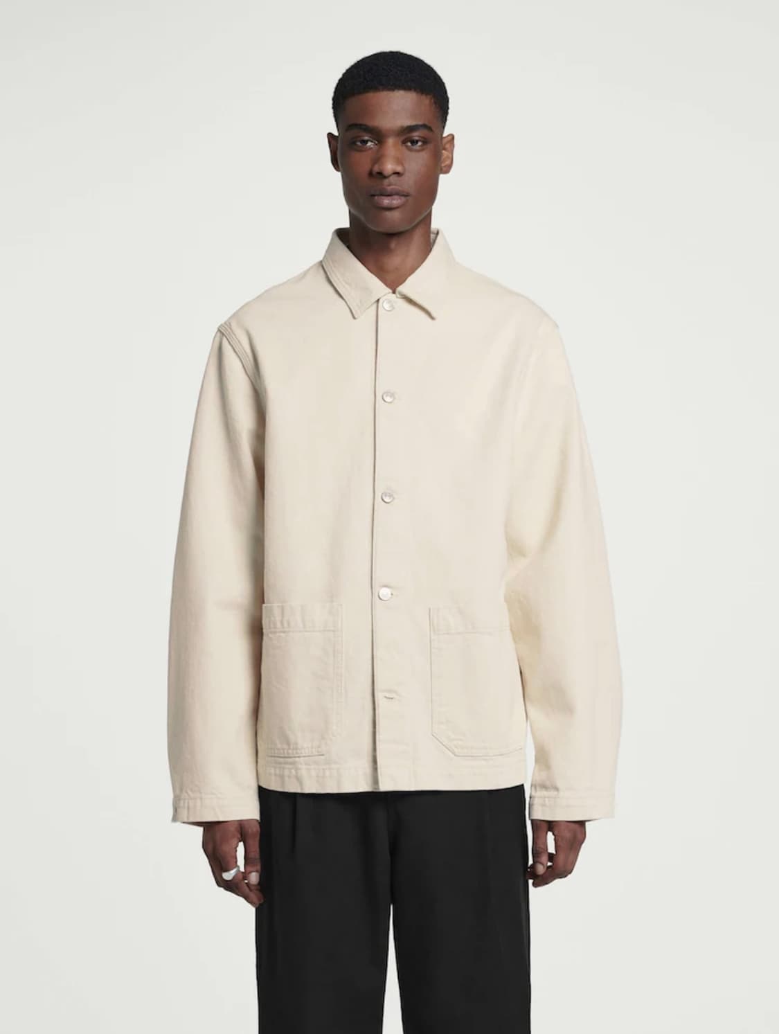 COS 코스 릴랙스드 체인 스티치 데님 워크자켓 상품이미지1