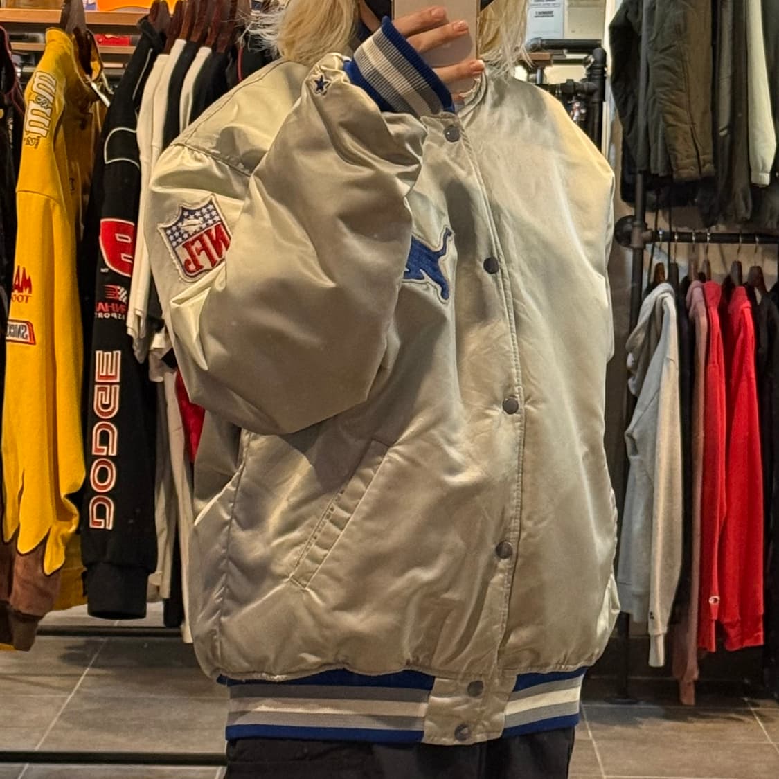 [NO.9]Starter새틴 바시티 자켓 상품이미지4