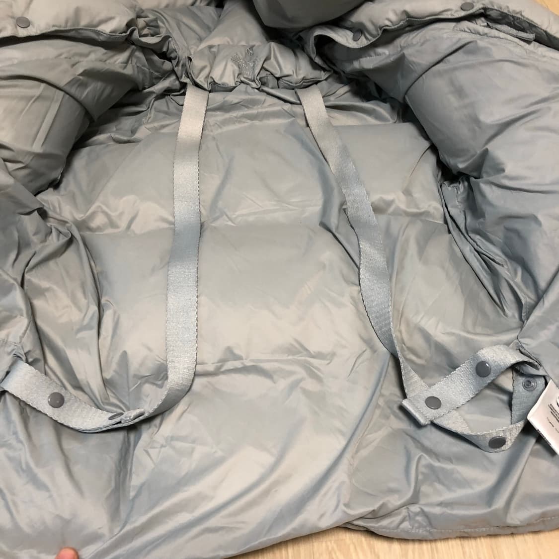 (우먼스 M) 새상품 누마레 이이 EE 우먼스 다운 파카 그레이 상품이미지9