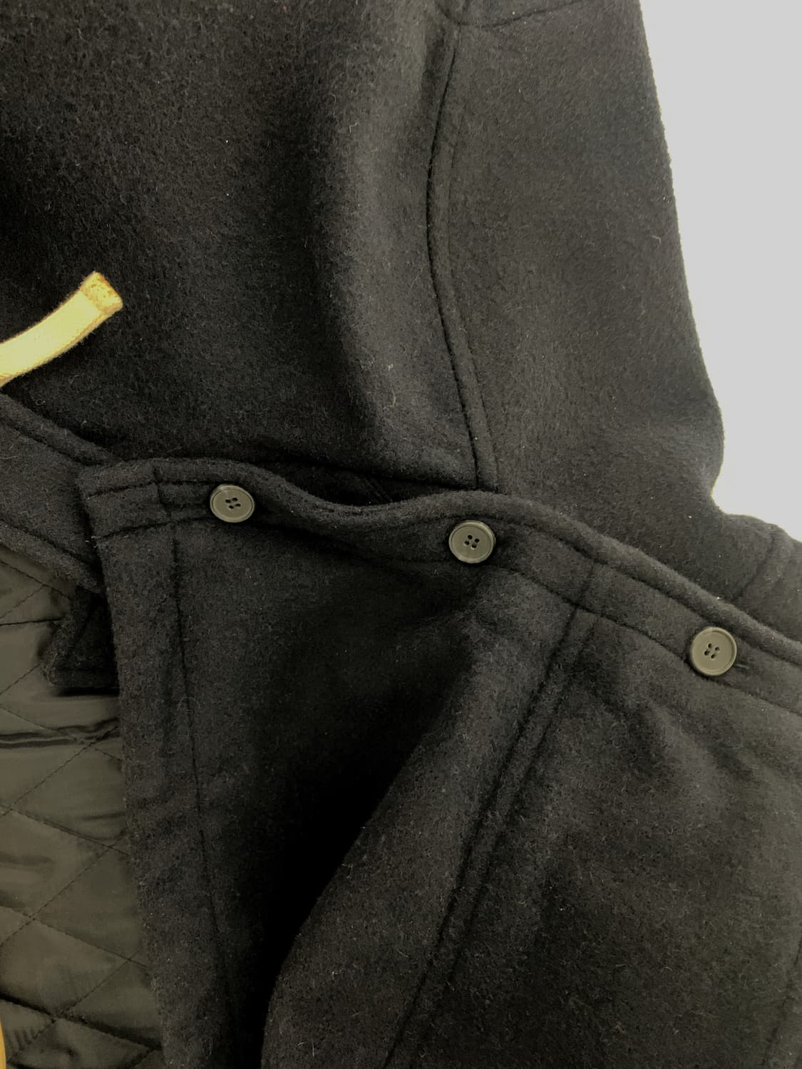 브렌다브렌든서울 네이비 후드 더플 코트 상품이미지3