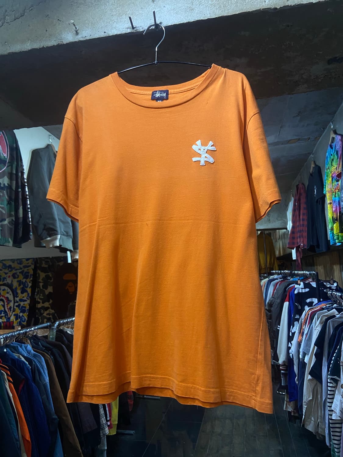 90s stussy 스투시 NY Yankees 오마주 티셔츠  상품이미지2