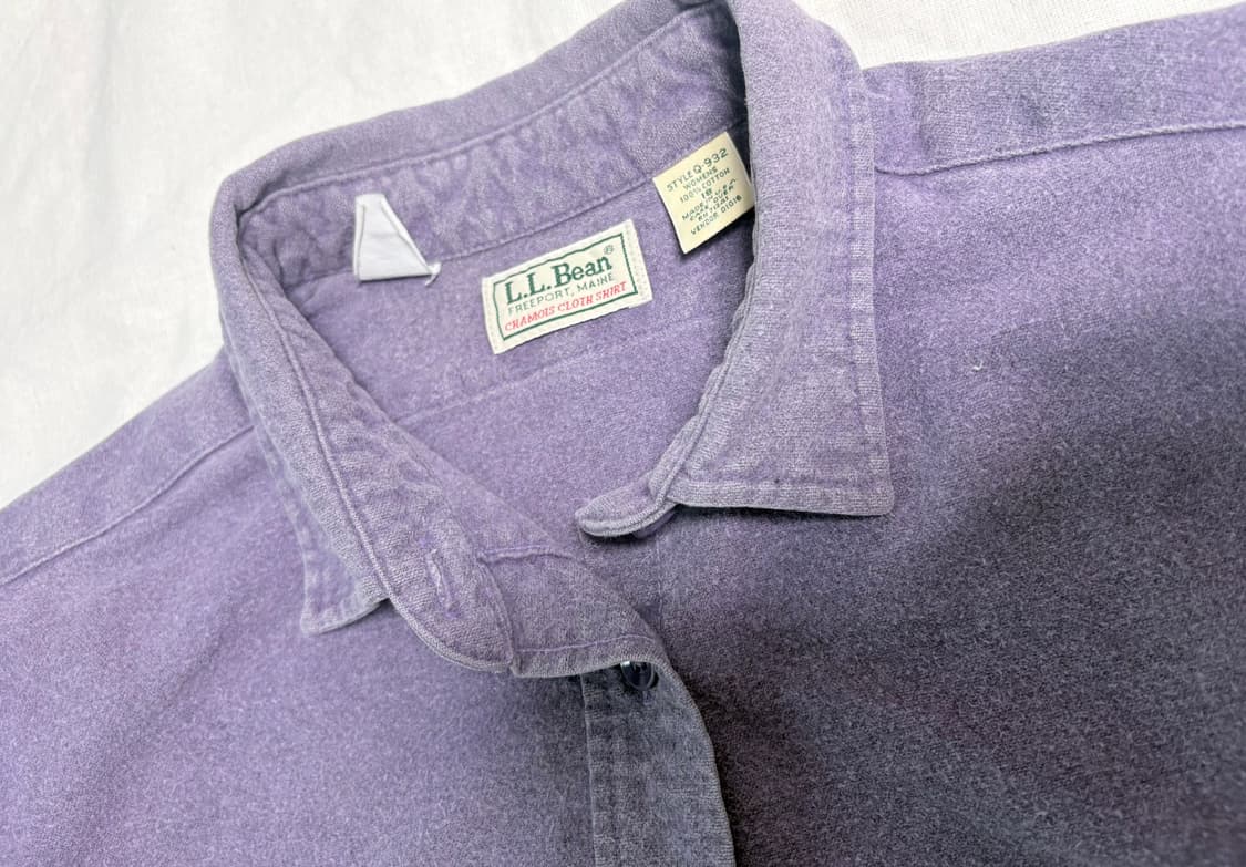 90s L.L. Bean 샤모아 셔츠 상품이미지4