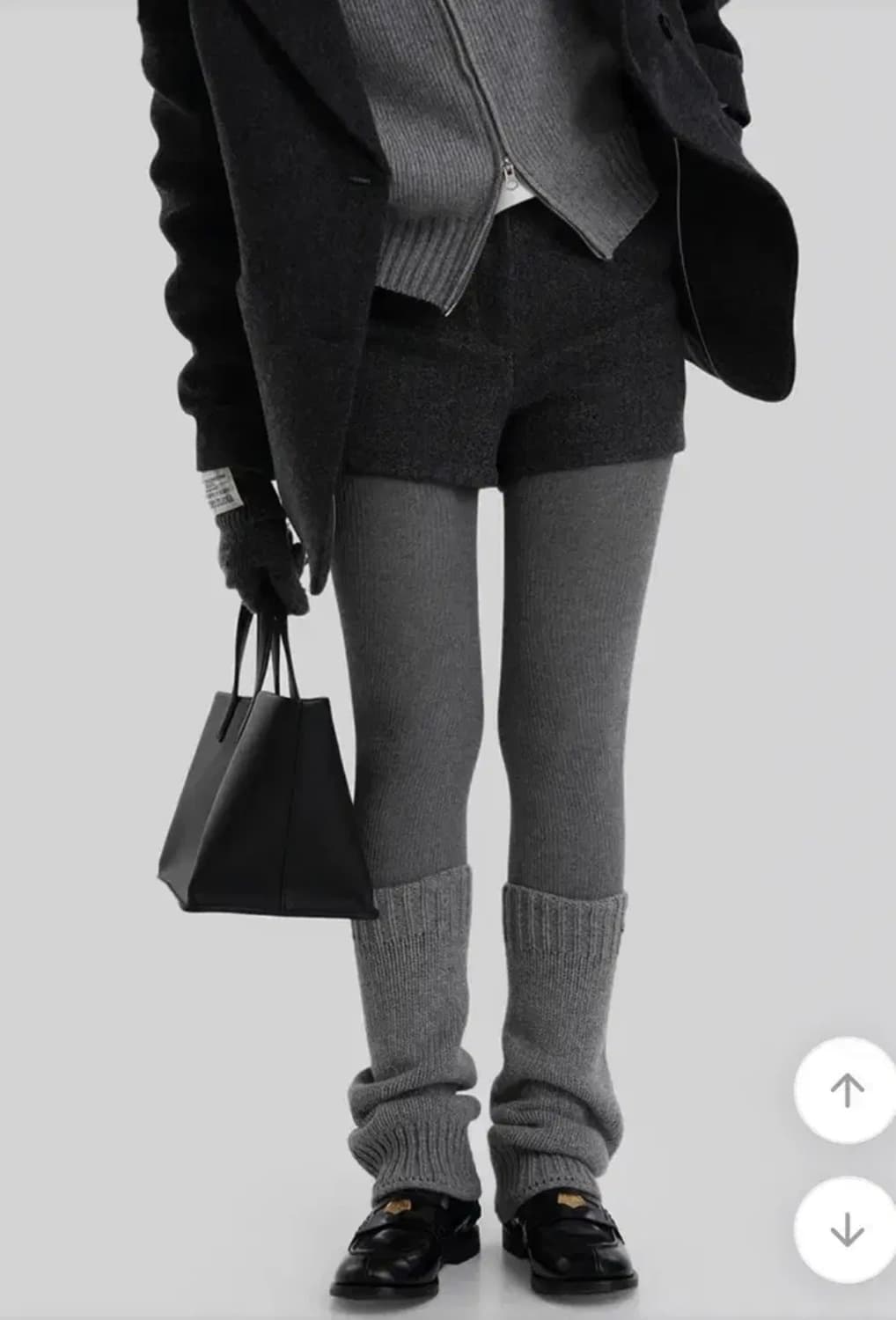 [택달린 새상품] 어텀 울쇼츠 겨울 반바지 (에이블리지그재그미세키서울st 상품이미지1