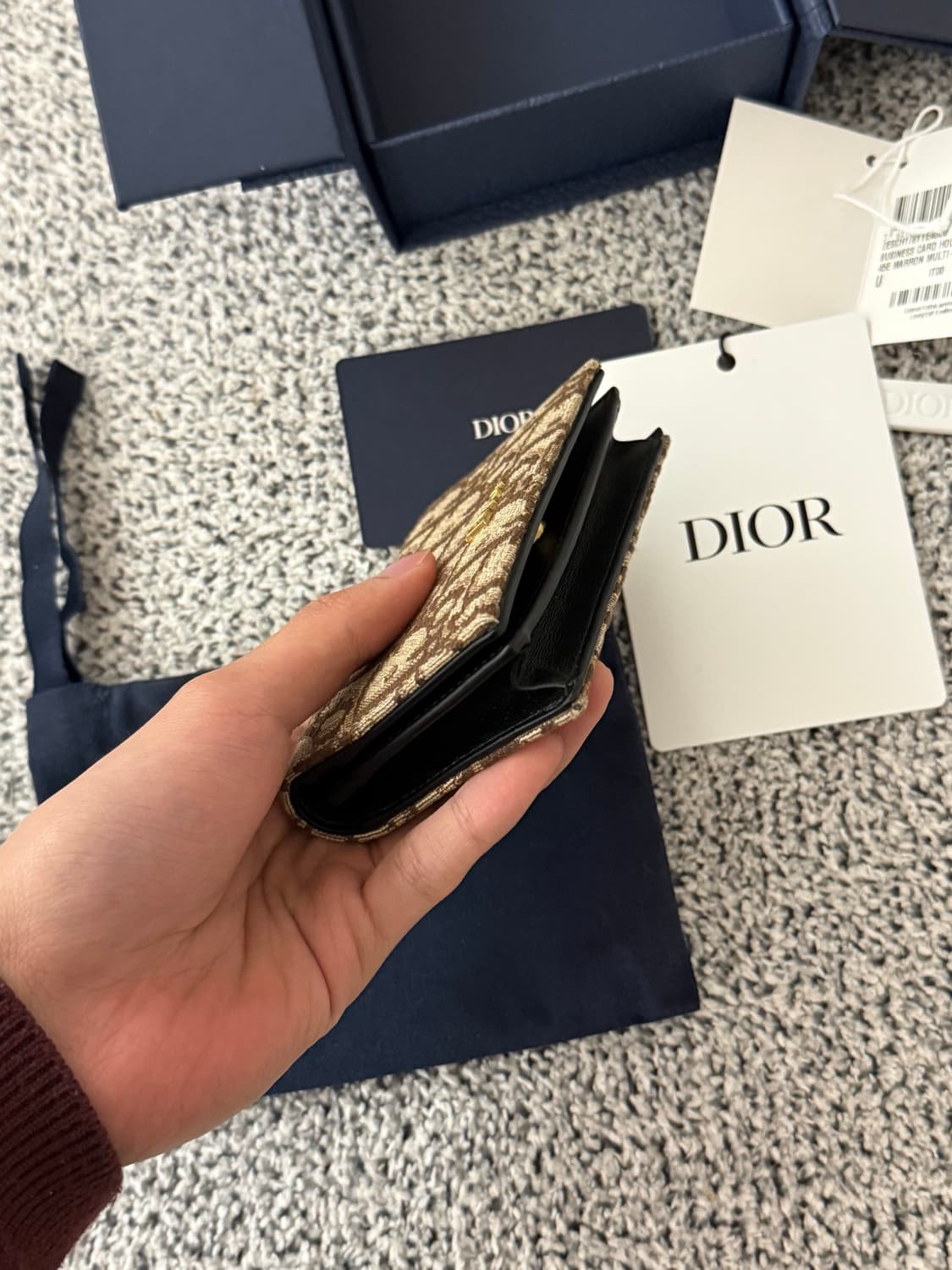 디올 신형 비지니스 카드지갑 상품이미지5